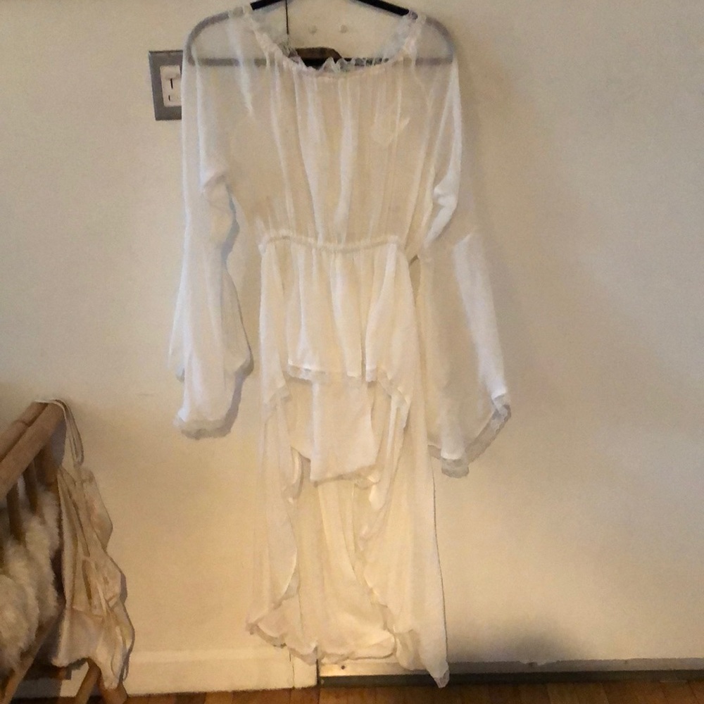 Vintage white ‘pirate’ dress